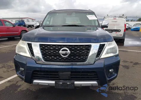 2017 Nissan Armada Platinum z USA, uszkodzony, nr VIN JN8AY2NEXH9707213